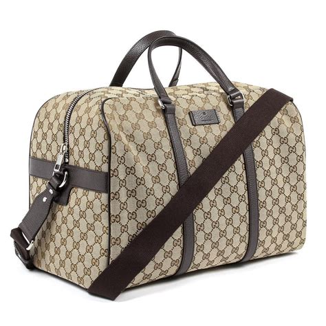 gucci duffle travel bag.